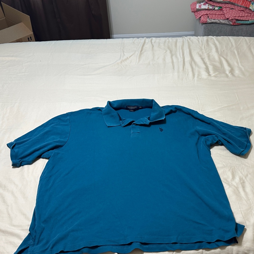 U.S. Polo Assn. Teal Button Down Shirt